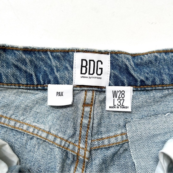 BDG Pax Distressed Patch Button Fly Urban Outfitters Jeans, Size 28 - Picture 11 of 12